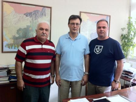 Başkan Halit Habipoğlu Rıdvan Molla İsa ve Mehmet Devecioğlu ile görüştü
